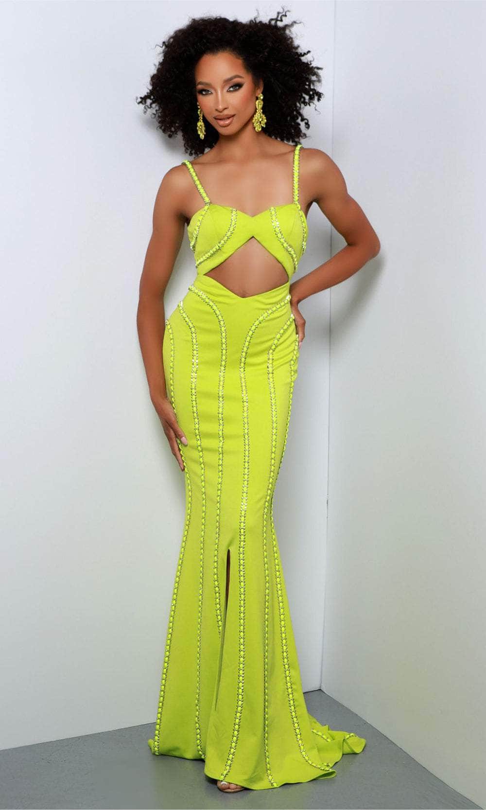 neon yellow cut out dress by the way. Allesandra Cut Out Mini Dress in Neon Yellow