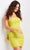 Jovani 07807 - Ruched Straight-Across Cocktail Dress Cocktail Dresses