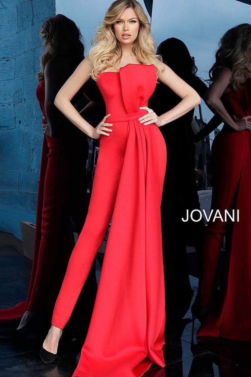 Bow Strapless jumpsuit main image 1