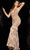 Jovani 23753 - Bead Embroidered Strapped Long Dress Evening Dresses