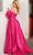 Jovani 24099 - Taffeta Puff Sleeve A-line Gown Prom Dresses