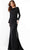Jovani 24191 - Long Sleeve Embellished Evening Dress Evening Dresses