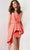Jovani 25668 - Asymmetric Hi-Low Peplum Cocktail Dress Cocktail Dresses