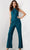 Jovani 25977 - Crisscross Halter Sleeveless Jumpsuit Formal Pantsuits