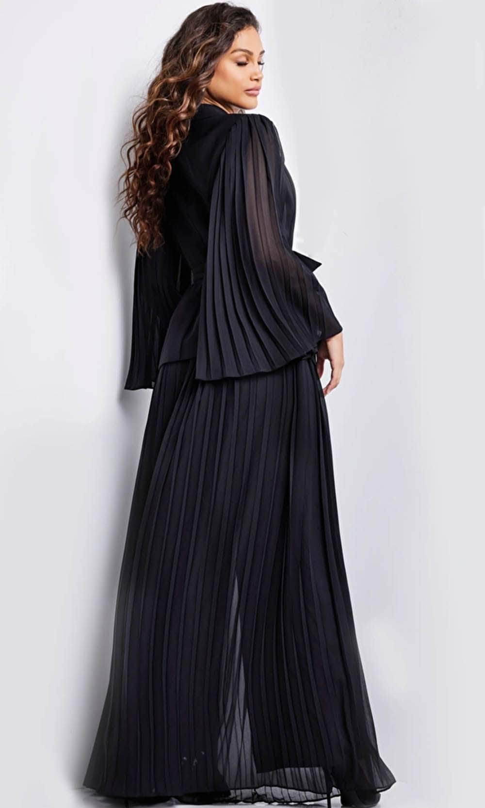 Jovani 26024 - V-Neck Blazer Evening Dress Jovani 26024 - V-Neck Blazer Evening Dress