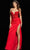 Jovani 36538 - Beaded Corset Prom Gown Special Occasion Dress 00 / Red