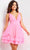 Jovani 36575 - Plunging Neckline Ruffle Hem Cocktail Dress Cocktail Dresses