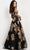 Jovani 36716 - Floral A-line Evening Gown Formal Gowns