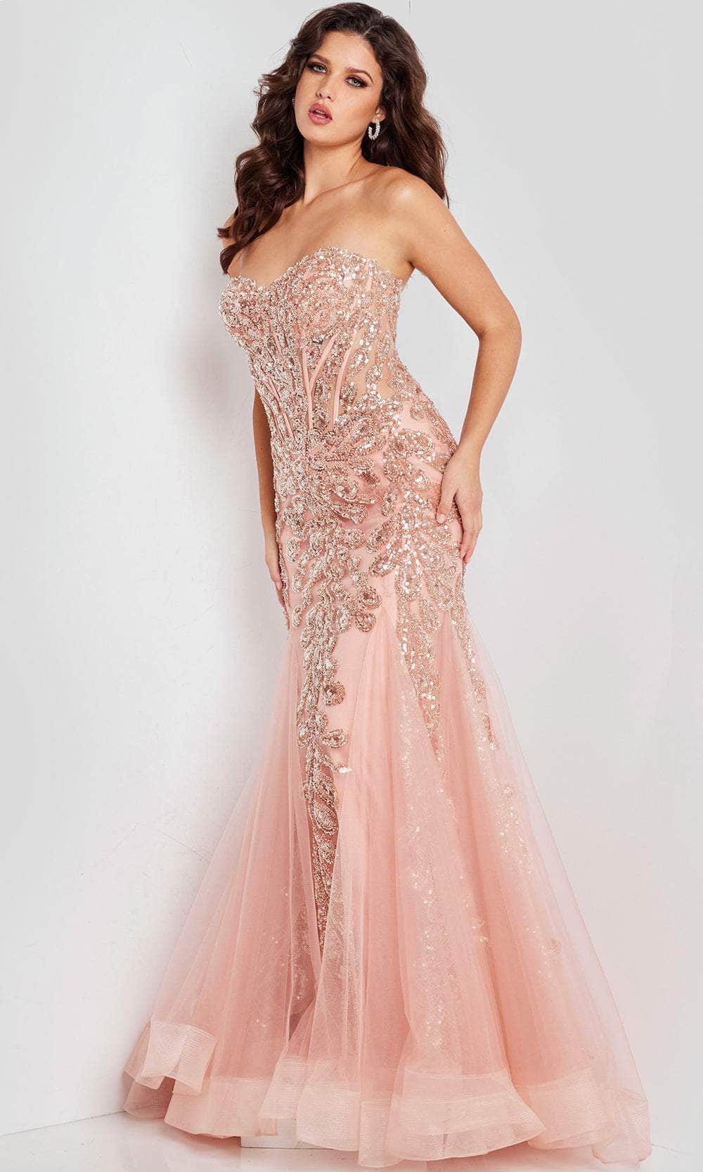 Jovani 37412 - Corset Trumpet Evening Dress Jovani 37412 - Corset Trumpet Evening Dress