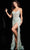 Jovani 37540 - Embellished Strapless Prom Gown Prom Dresses 00 / Mint
