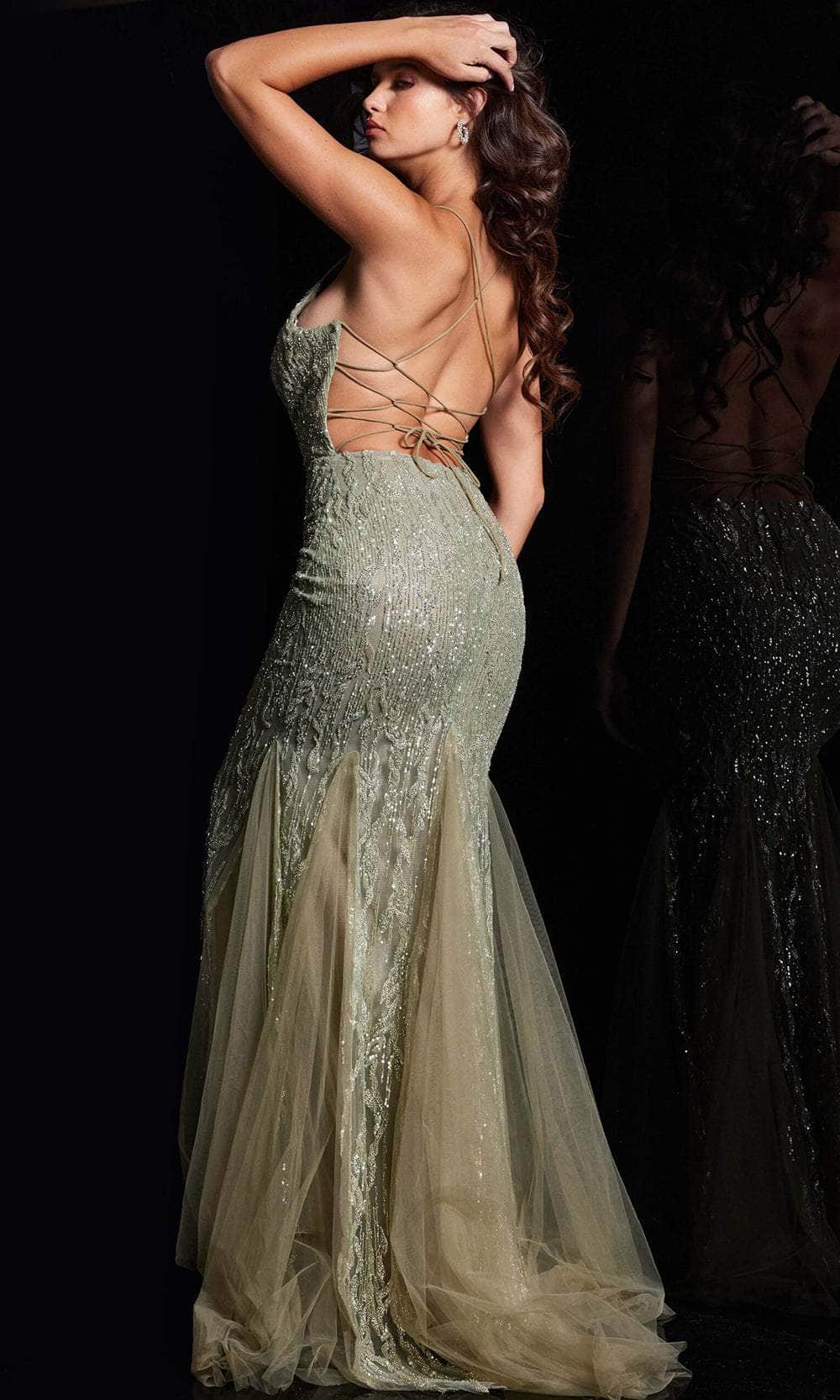Jovani 39292 - Open Back Embellished Prom Dress - View 3 | Shop Formal Dress