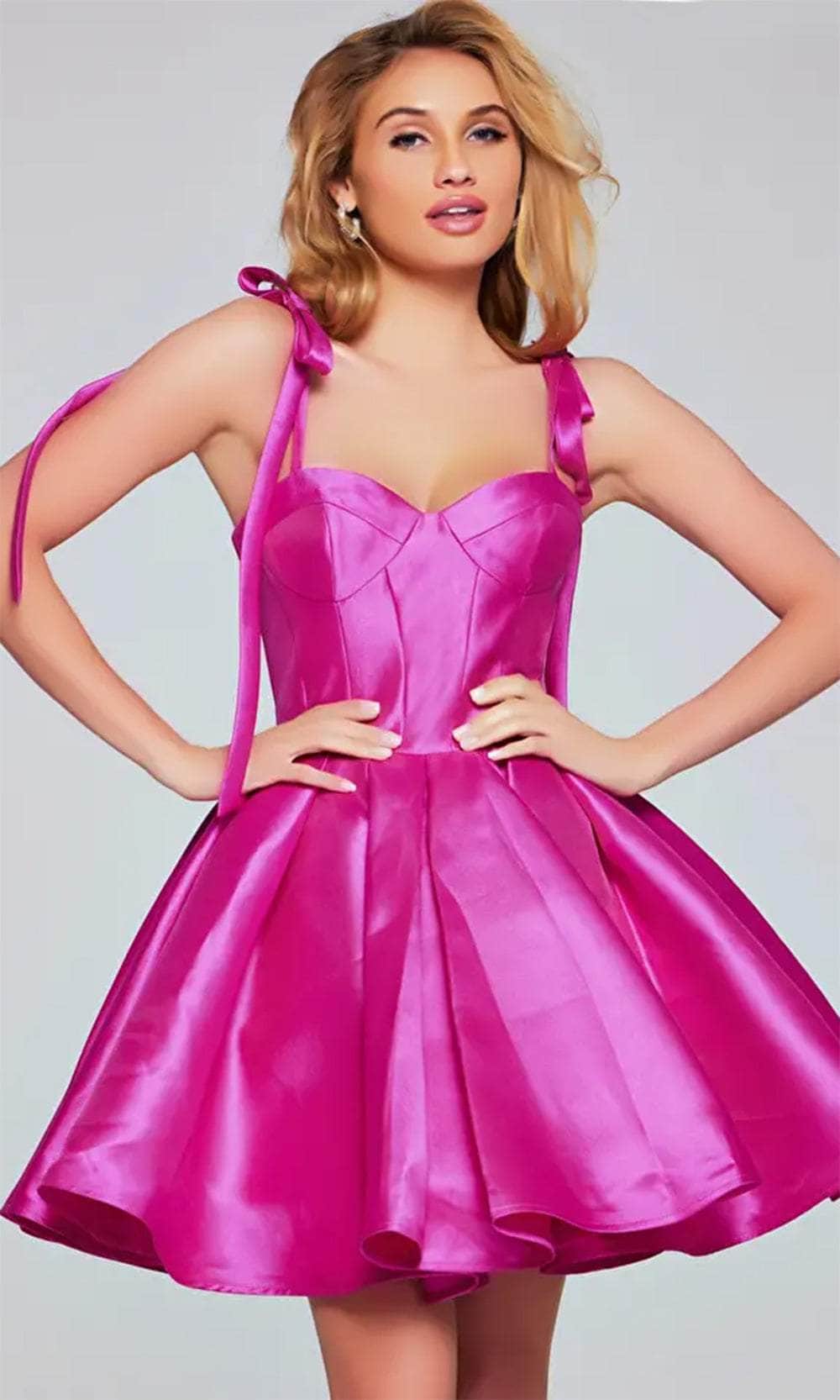 Jovani 39979 - Sleek Bustier Cocktail Dress Jovani 39979 - Sleek Bustier Cocktail Dress