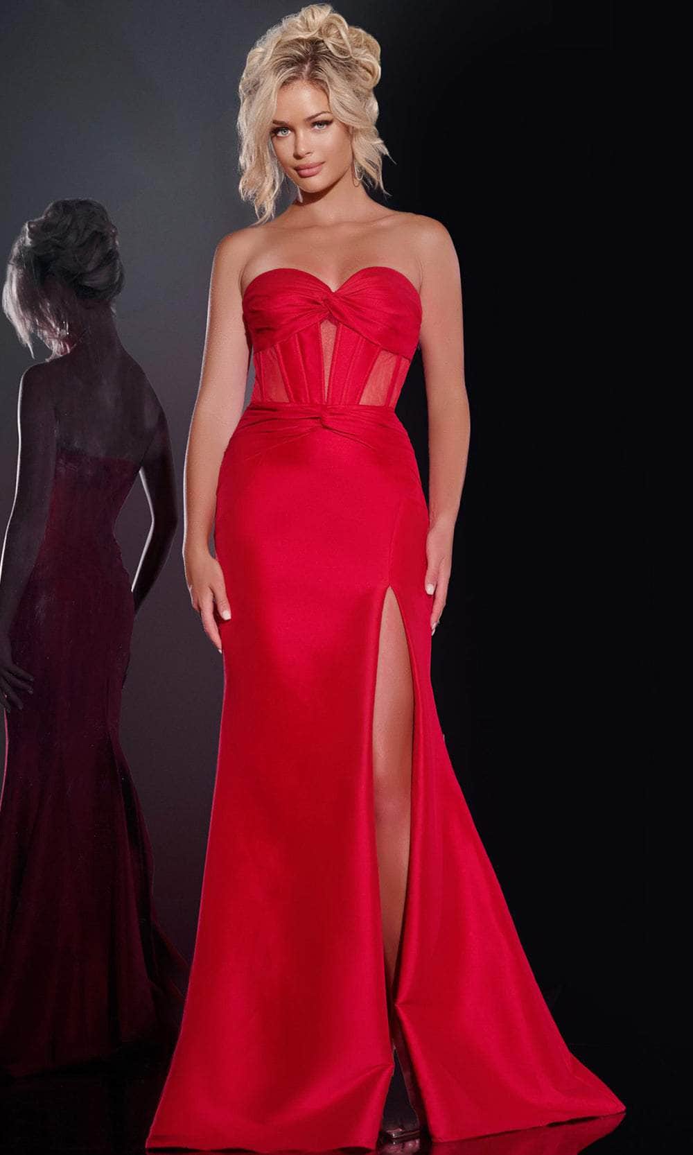 jovani red mermaid dress Jovani 46638