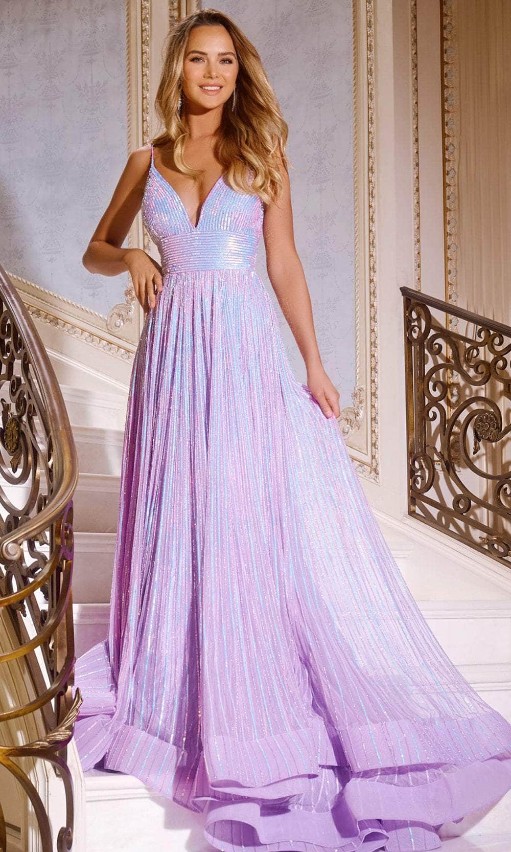 purple jovani prom dress Jovani 47793 Size 2 Plum Backless Prom Dress Sequin Beaded Pageant Gow