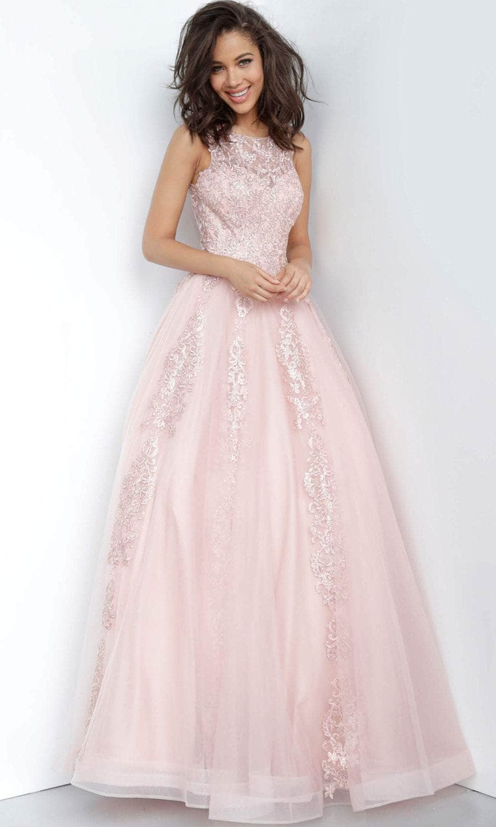 jovani pink and white dress Jovani Prom 49812