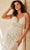 Jovani Bridal JB37532 - V-Neck Laced Bridal Gown Bridal Dresses