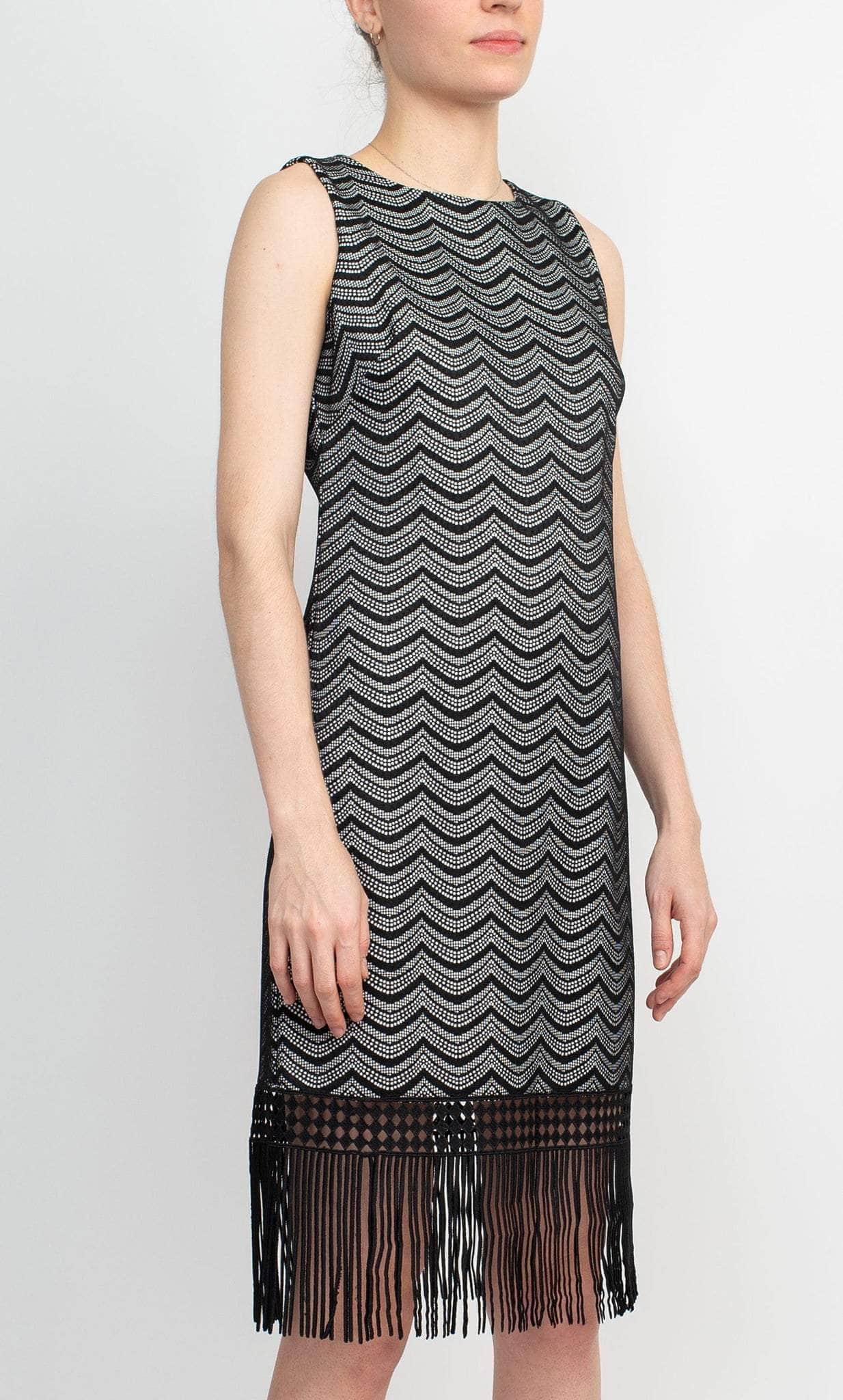 Julia Jordan JJ36778 - Lace Fringe Hem Dress Julia Jordan JJ36778 - Lace Fringe Hem Dress