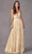 Juliet Dresses 226 - Sleeveless Pleated A-line Prom Dress Special Occasion Dress XS / Gold