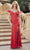 Juliet Dresses 2402 - Feather Detail Cold Shoulder Prom Dress Special Occasion Dress