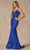Juliet Dresses 2411 - Sequined Plunging Neckline Prom Gown Evening Dresses