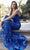 Juliet Dresses 2411 - Sequined Plunging Neckline Prom Gown Evening Dresses