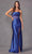 Juliet Dresses 2416 - Cowl Corset Prom Dress Special Occasion Dress XS / Royal Blue