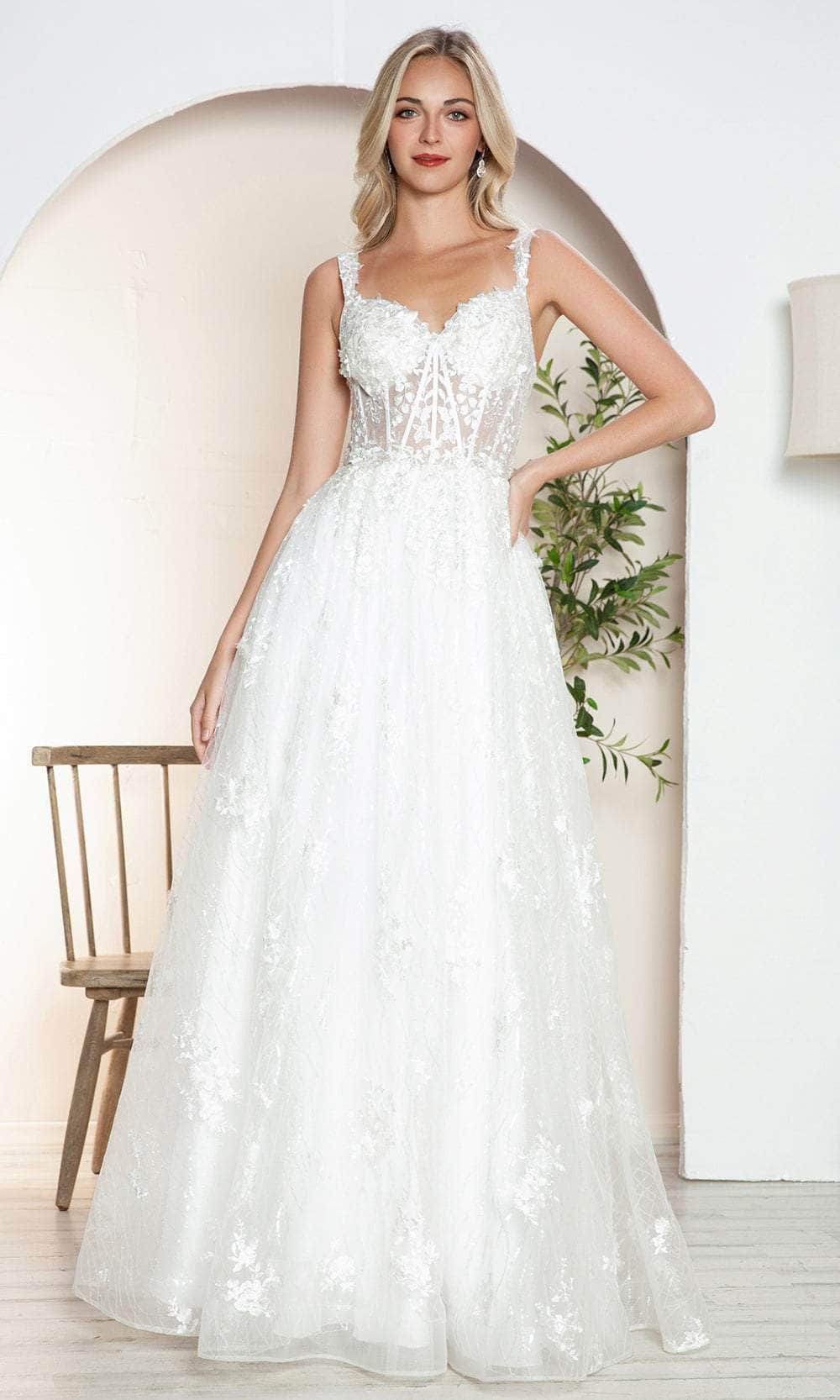Juliet Dresses 2495AW - Long Tulle A-line Dress