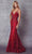 Juliet Dresses 274 - V-Neck Sequin Embroidered Prom Gown Prom Dresses XS / Red