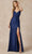 Juliet Dresses 284 - V-Neck Side Slit Evening Dress Special Occasion Dress