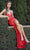 Juliet Dresses 299 - Plunging V-Neck Lace-Up Back Prom Dress Special Occasion Dress