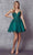 Juliet Dresses 859 - Glitter Embroidered Cocktail Dress Special Occasion Dress XS / Green