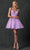 Juliet Dresses 859 - Glitter Embroidered Cocktail Dress Special Occasion Dress XS / Lilac