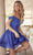 Juliet Dresses 861 - Floral Detail A-Line Cocktail Dress Special Occasion Dress