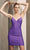 Juliet Dresses 869 - Fitted V-Neck Cocktail Dress Special Occasion Dress