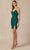Juliet Dresses 873 - Sequin Fitted Cocktail Dress Special Occasion Dress XS / Emerald Green