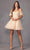 Juliet Dresses 886 - Embroidered Off-Shoulder Cocktail Dress Special Occasion Dress XS / Champagne