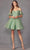 Juliet Dresses 886 - Embroidered Off-Shoulder Cocktail Dress Special Occasion Dress XS / Sage Green