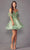 Juliet Dresses 901 - V-Neck 3D Butterfly Embroidered Cocktail Dress Special Occasion Dress