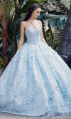 Juliet Dresses JT1449J - 3D Floral Embellished Sweetheart Ballgown Ball Gowns4