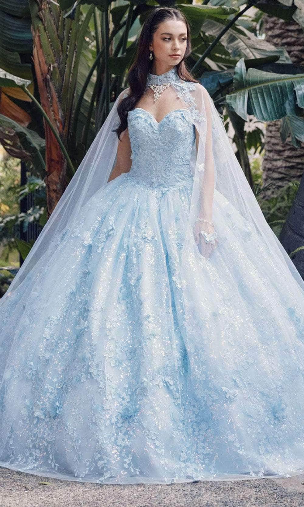 Juliet JT1449J Long Prom Dress - PromGirl Bahama Blue / 2XLarge Juliet JT1449J Long Prom Dress - PromGirl Bahama Blue / 2XLarge