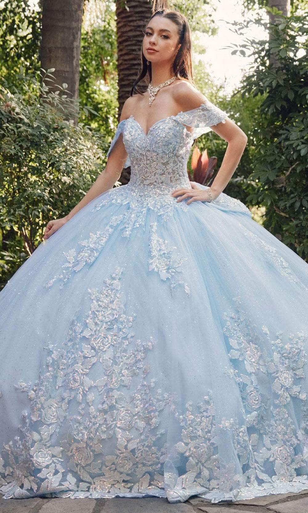 Juliet Dresses JT1458J - Sequin Appliqued Quinceanera Ballgown Juliet Dresses JT1458J - Sequin Appliqued Quinceanera Ballgown