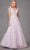 Juliet Dresses JT2439K - Glitter 3D Floral A-Line Prom Gown Prom Dresses