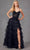 Juliet Dresses JT2451S - Beaded Appliqued Tiered Prom Gown Prom Dresses XS / Black