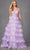 Juliet Dresses JT2454K - Sequin Lace Ruffle Skirt Prom Gown Evening Dresses XS / Lilac