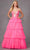 Juliet Dresses JT2457H - Sequin Embellished Plunging Neck Ballgown Prom Dresses