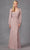 Juliet Dresses JTM16A - Embroidered Long Sleeve Prom Dress Mother of the Bride Dresses M / Mauve