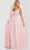 JVN by Jovani JVN21104 - Applique Tulle Prom Gown Special Occasion Dress