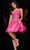 JVN By Jovani JVN25912 - Sweetheart Sparkly A-Line Cocktail Dress Special Occasion Dress 00 / Pink