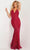 JVN by Jovani JVN36437 - Sleeveless Sequin Embellished Prom Dress Prom Dresses 00 / Raspberry
