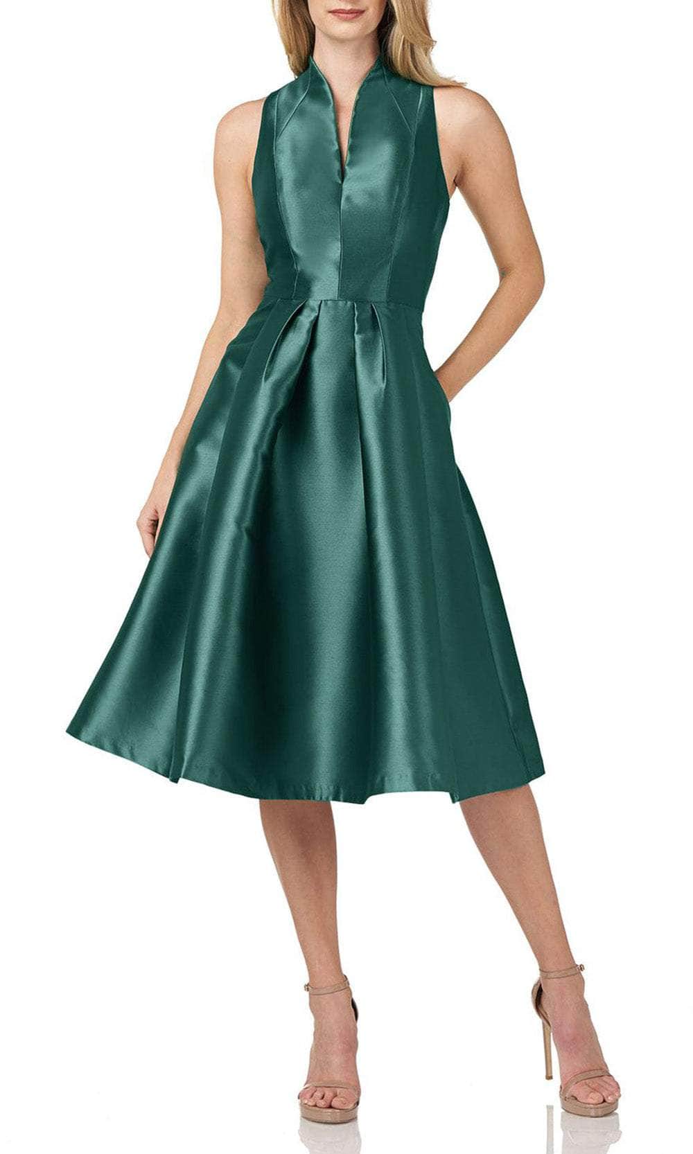 Kay Unger 5514626 - Sleeveless A-Line Knee-length Dress Kay Unger 5514626 - Sleeveless A-Line Knee-length Dress